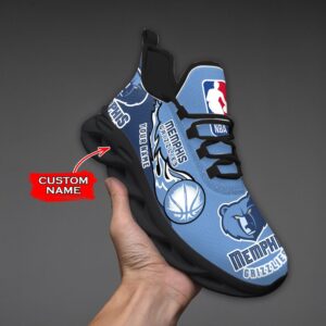 Custom Name Memphis Grizzlies Personalized Max Soul Shoes 100 M12
