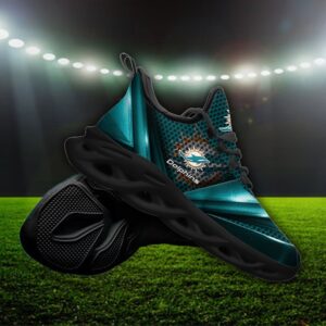 Custom Name Miami Dolphins Personalized Max Soul Shoes