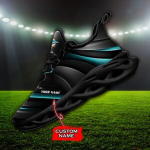 Custom Name Miami Dolphins Personalized Max Soul Shoes 83