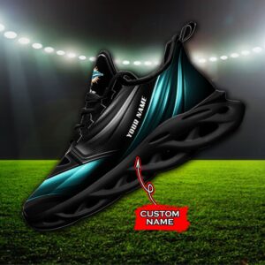 Custom Name Miami Dolphins Personalized Max Soul Shoes 85