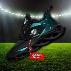 Custom Name Miami Dolphins Personalized Max Soul Shoes C15 CH1