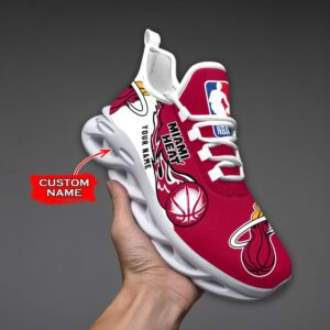 Custom Name Miami Heat Personalized Max Soul Shoes 100 M12