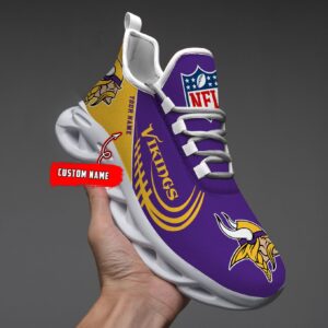 Custom Name Minnesota Vikings Personalized Max Soul Shoes for Fan