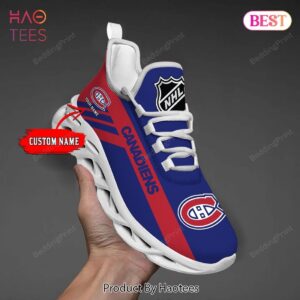 Custom Name Montreal Canadiens NHL Max Soul Shoes