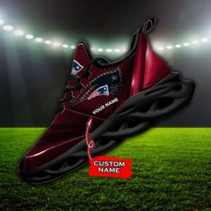 Custom Name New England Patriots Personalized Max Soul Shoes