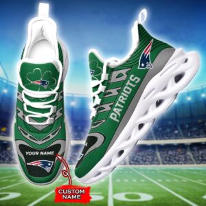 Custom Name New England Patriots Personalized Max Soul Shoes 76