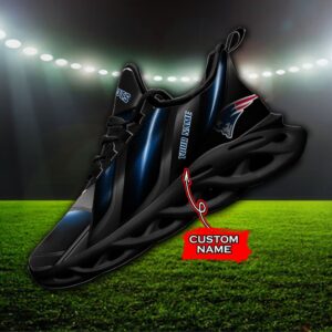 Custom Name New England Patriots Personalized Max Soul Shoes Ver 1