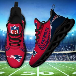 Custom Name New England Patriots Personalized Max Soul Shoes for Fan