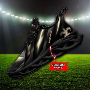 Custom Name New Orleans Saints Personalized Max Soul Shoes Ver 1