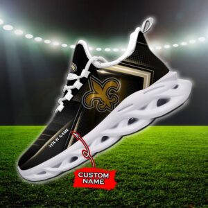 Custom Name New Orleans Saints Personalized Max Soul Shoes Ver 2
