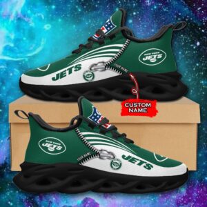 Custom Name New York Jets Personalized Max Soul Shoes 75