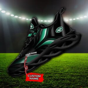 Custom Name New York Jets Personalized Max Soul Shoes 84