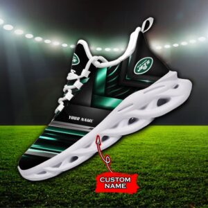 Custom Name New York Jets Personalized Max Soul Shoes 86