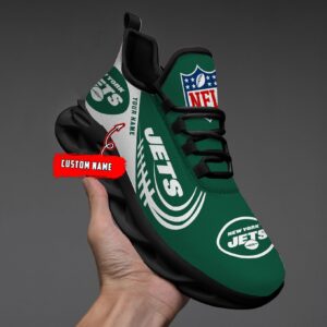 Custom Name New York Jets Personalized Max Soul Shoes for Fan