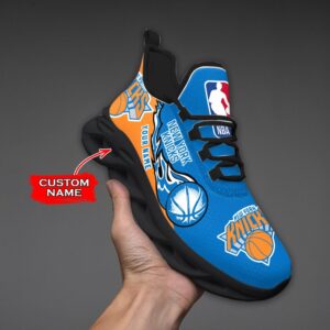 Custom Name New York Knicks Personalized Max Soul Shoes 100 M12