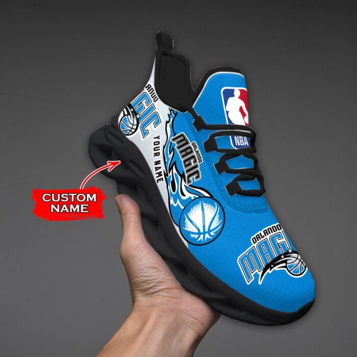 Custom Name Orlando Magic Personalized Max Soul Shoes 100 M12