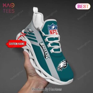 Custom Name Philadelphia Eagles NFL Max Soul Shoes