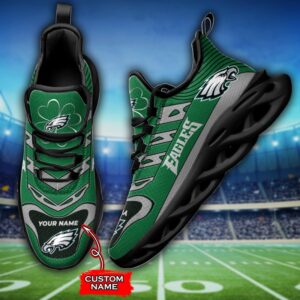Custom Name Philadelphia Eagles Personalized Max Soul Shoes 76