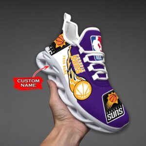 Custom Name Phoenix Suns Personalized Max Soul Shoes 100 M12