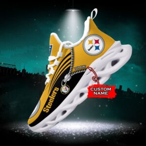 Custom Name Pittsburgh Steelers Personalized Max Soul Shoes 75