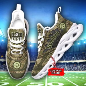 Custom Name Pittsburgh Steelers Personalized Max Soul Shoes 79