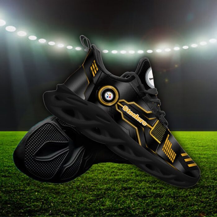 Custom Name Pittsburgh Steelers Personalized Max Soul Shoes 81