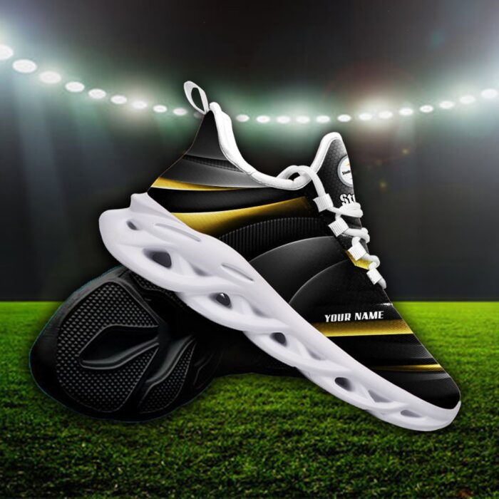 Custom Name Pittsburgh Steelers Personalized Max Soul Shoes 83