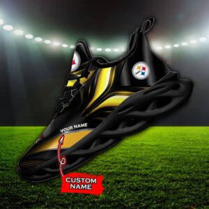 Custom Name Pittsburgh Steelers Personalized Max Soul Shoes 84