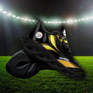 Custom Name Pittsburgh Steelers Personalized Max Soul Shoes 84
