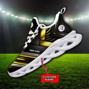 Custom Name Pittsburgh Steelers Personalized Max Soul Shoes 86