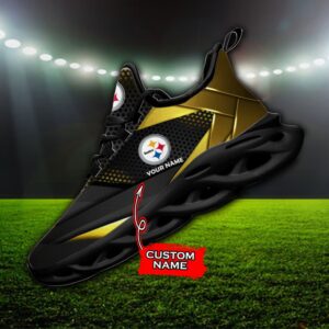 Custom Name Pittsburgh Steelers Personalized Max Soul Shoes 87