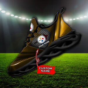 Custom Name Pittsburgh Steelers Personalized Max Soul Shoes 89