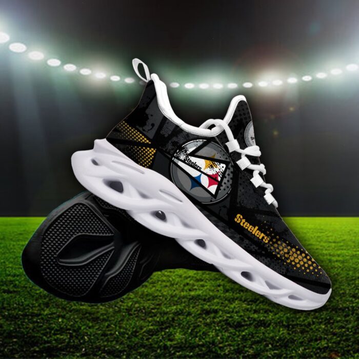 Custom Name Pittsburgh Steelers Personalized Max Soul Shoes 92