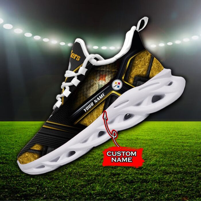 Custom Name Pittsburgh Steelers Personalized Max Soul Shoes 93