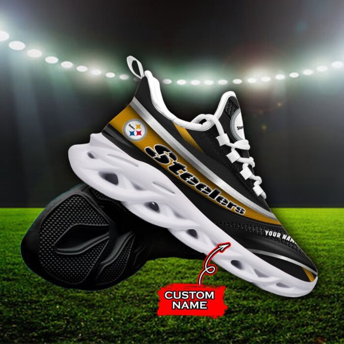Custom Name Pittsburgh Steelers Personalized Max Soul Shoes 94