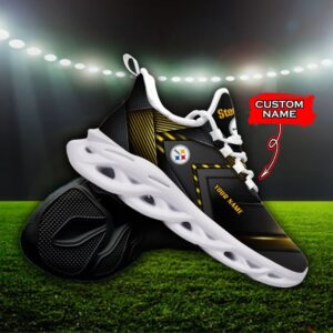 Custom Name Pittsburgh Steelers Personalized Max Soul Shoes Fan Gift