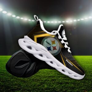 Custom Name Pittsburgh Steelers Personalized Max Soul Shoes Ver 2