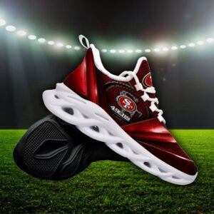 Custom Name San Francisco 49ers Personalized Max Soul Shoes