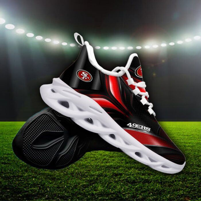 Custom Name San Francisco 49ers Personalized Max Soul Shoes 84