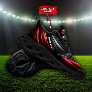 Custom Name San Francisco 49ers Personalized Max Soul Shoes 85