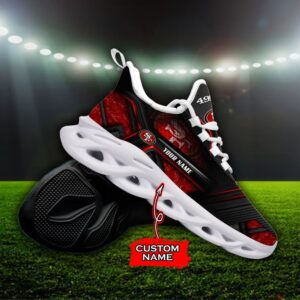 Custom Name San Francisco 49ers Personalized Max Soul Shoes 93