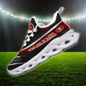 Custom Name San Francisco 49ers Personalized Max Soul Shoes 94