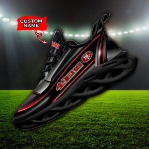 Custom Name San Francisco 49ers Personalized Max Soul Shoes 95