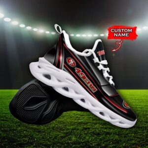 Custom Name San Francisco 49ers Personalized Max Soul Shoes 95