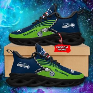 Custom Name Seattle Seahawks Personalized Max Soul Shoes 75