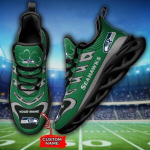 Custom Name Seattle Seahawks Personalized Max Soul Shoes 76