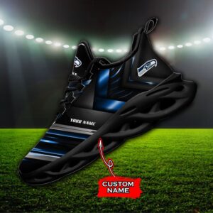 Custom Name Seattle Seahawks Personalized Max Soul Shoes 86