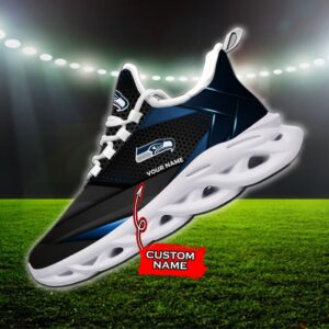 Custom Name Seattle Seahawks Personalized Max Soul Shoes C15 CH1