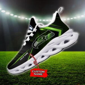 Custom Name Seattle Seahawks Personalized Max Soul Shoes Ver 2