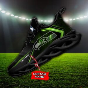 Custom Name Seattle Seahawks Personalized Max Soul Shoes Ver 2